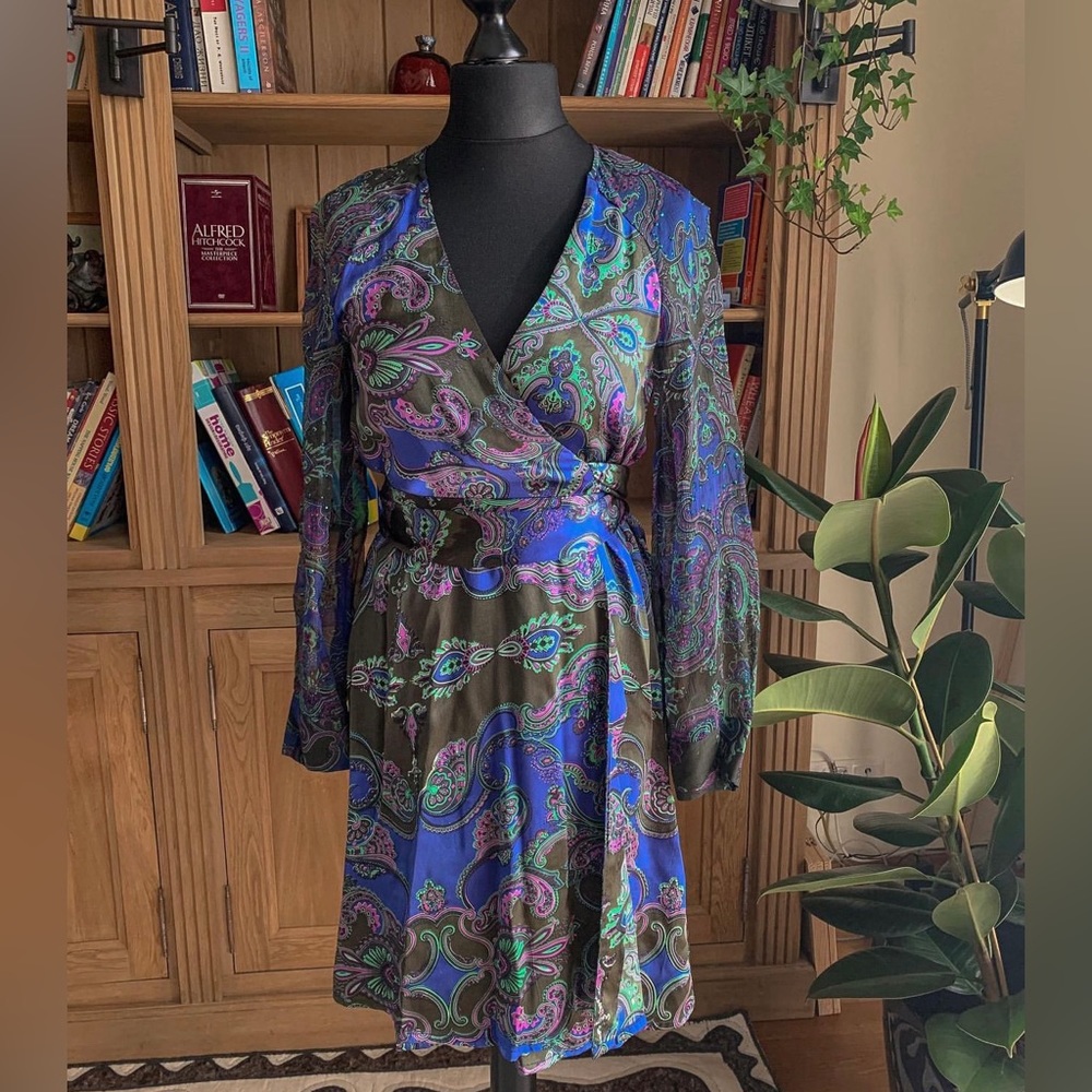 Antik Batik cocktail wrap dress